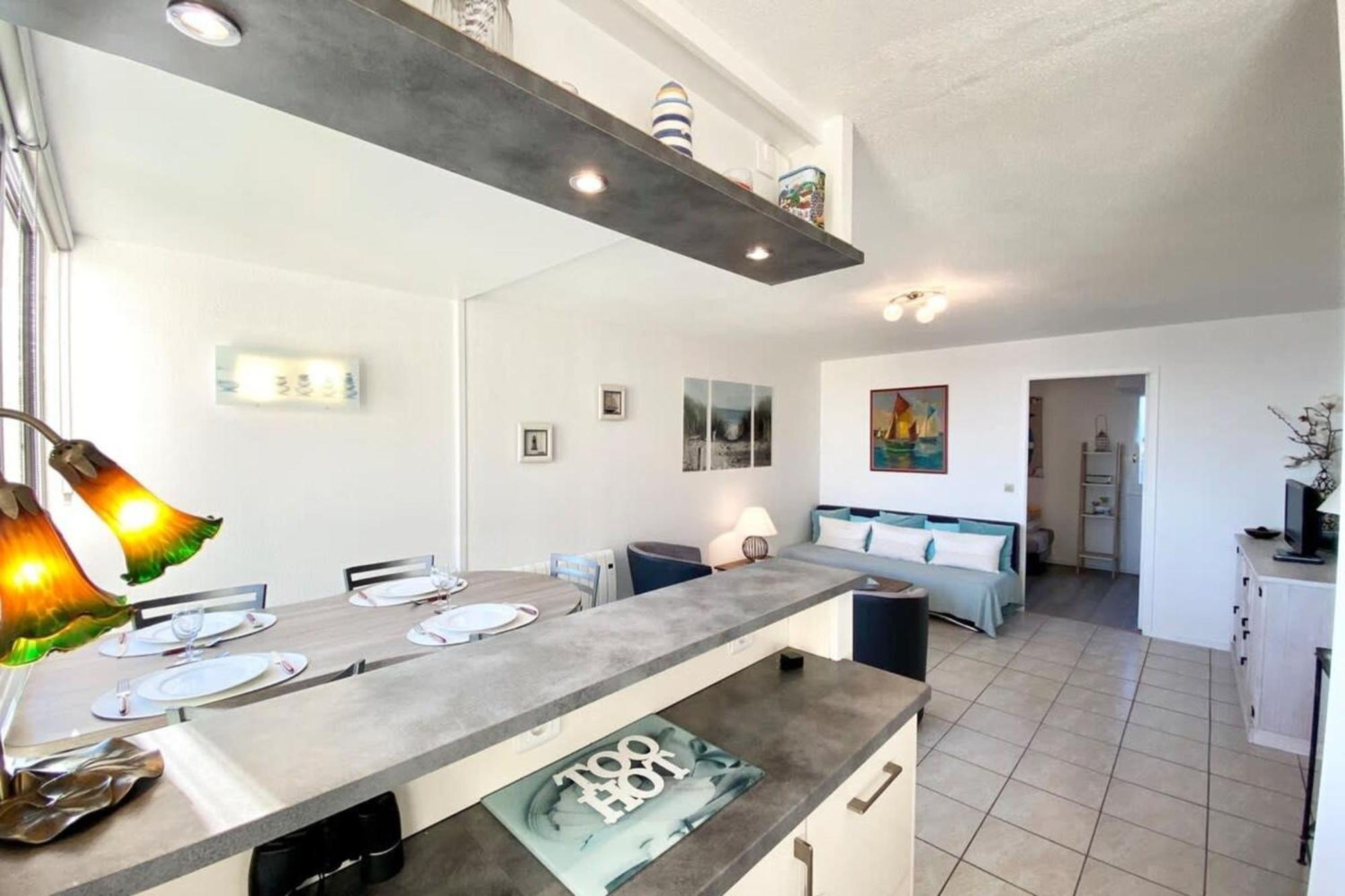 Superbe T3 Cosy Vue Mer 180 Ploemeur Exteriér fotografie