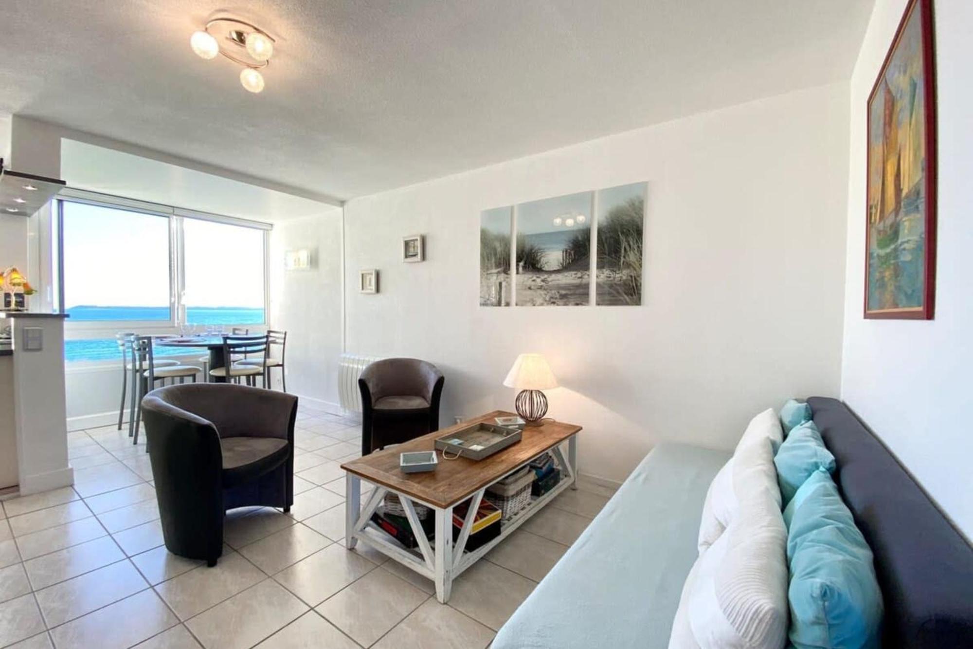 Superbe T3 Cosy Vue Mer 180 Ploemeur Exteriér fotografie
